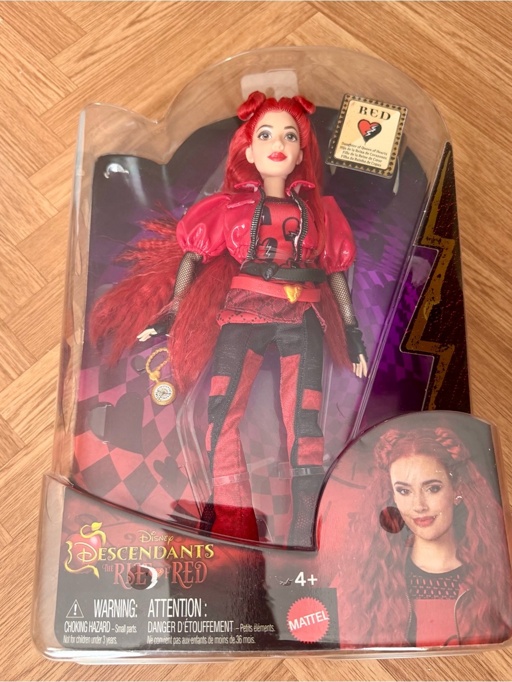Disney Red Descendants Costume Doll with Black Accents
